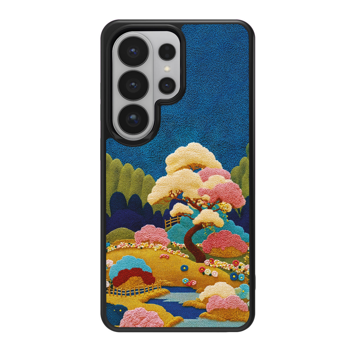 Zen Garden design back view – Samsung Galaxy S26 Ultra case