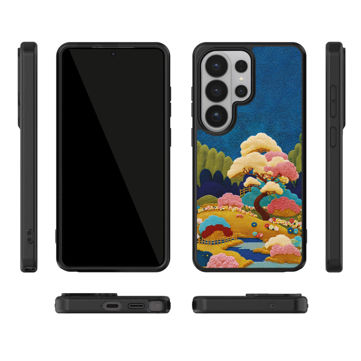 Zen Garden Samsung Galaxy S26 Ultra case – multi-angle view